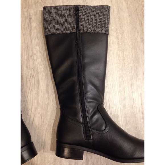 NEW American Eagle Wool Trim Buckle Riding Boots - Picture 6 of 10